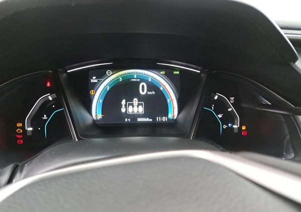 Honda Civic cena 63500 przebieg: 88837, rok produkcji 2017 z Rzepin małe 232